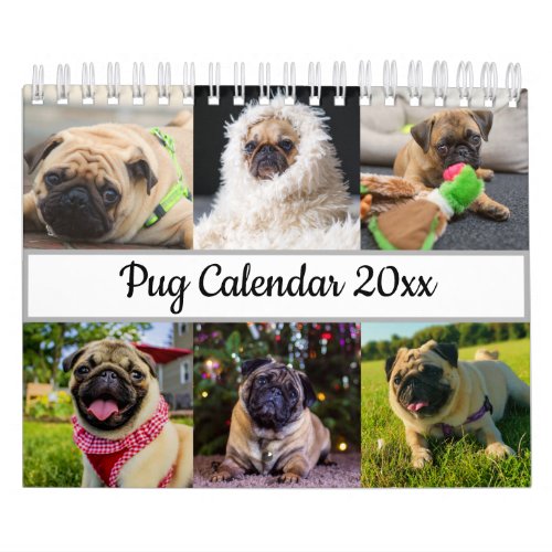 Pug Calendar