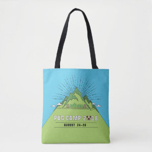 Pug Camp 2018 All Over Print Tote Bag