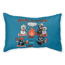 Pug Camp 2024 Dog Bed