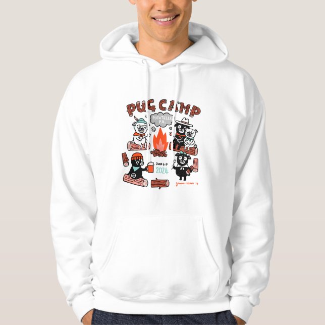 Pug Camp 2024 Hoodie (Front)