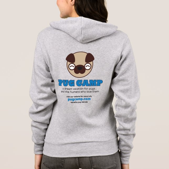 Pug Camp Official Hoodie (Back)