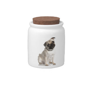 Pug Candy Jar