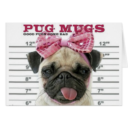 Pug Cards (Front Horizontal)