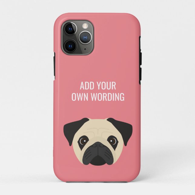 Pug Case-Mate iPhone Case (Back)