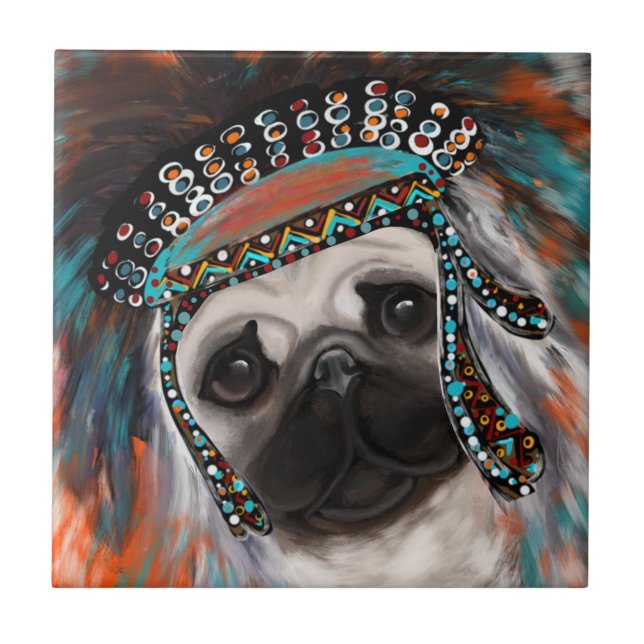  PUG CERAMIC TILE (Front)