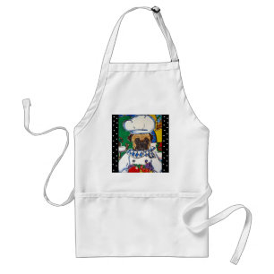 Pug Chef Adult Apron