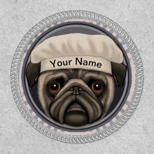 Pug Chef  Patch