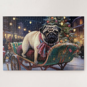 Pug Christmas Festive Season Jigsaw Puzzle