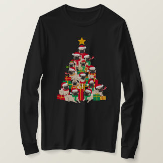 Pug Christmas Tree T-Shirt