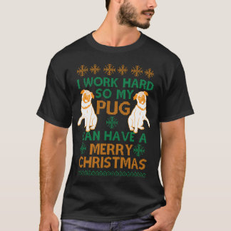 Pug Christmas vintage T-Shirt