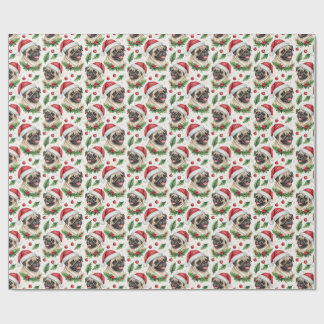 Pug Christmas Wrapping Paper
