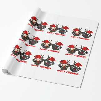 Pug Christmas Wrapping Paper