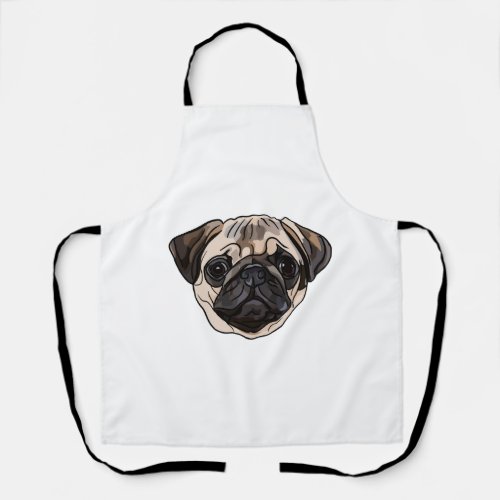 Pug Classic T_Shirt Apron