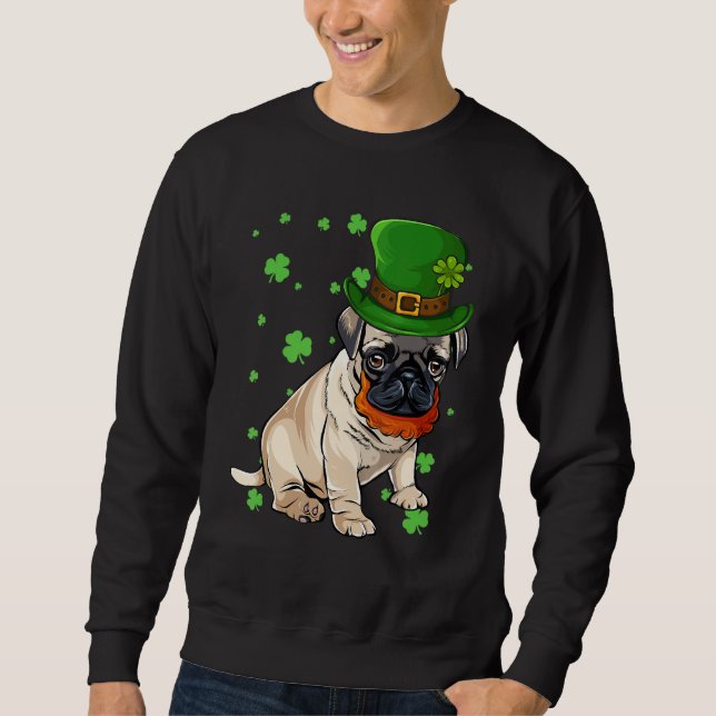 Pug Cleve St Patrick Sweatshirt (Front)