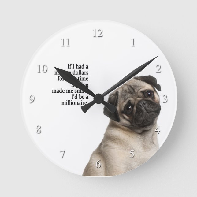 Pug Clock (Front)