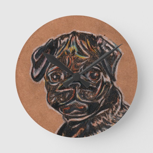 Pug clock (Front)