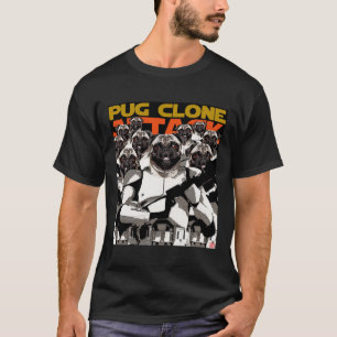 Pug Clone Attack Classic T-Shirt 629