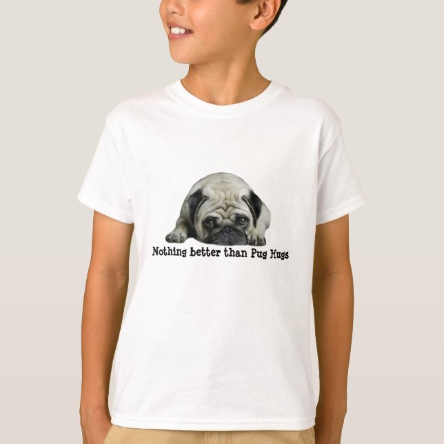 Pug Clown At Heart Kids Unisex Shirt (Front)