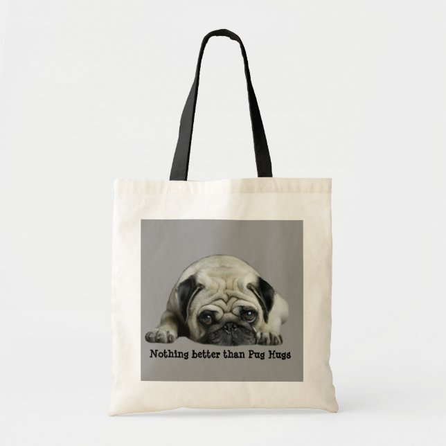 Pug Clown At Heart Tote Bag (Front)
