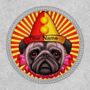 Pug Clown   Patch