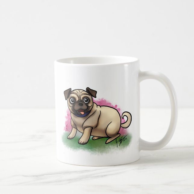 Pug Coffee Mug (Right)