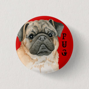 Pug Color Block Button