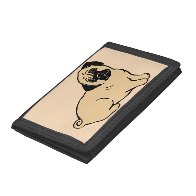Pug Cream and Black Wallet (Bottom)