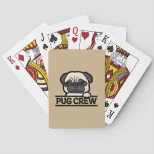 PUG CREW – Funny & Cute Pug Lover Gift Poker Cards