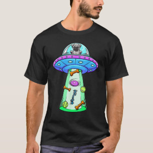 Pug Cute Piug Pug UFO Pug Owner Pug  Pug T-Shirt
