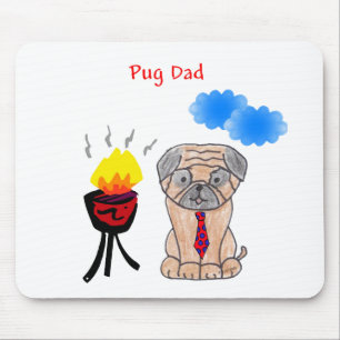 Pug Dad Mousepad