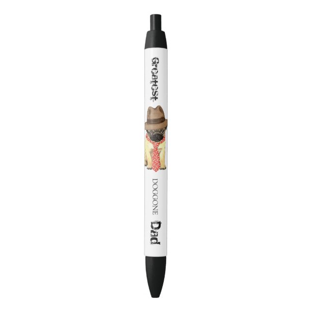 Pug Dad Pen (Front Vertical)