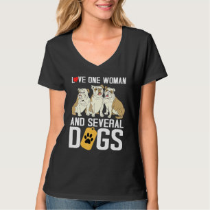 Pug Dad Puggle Husband Love One Woman And Several T-Shirt