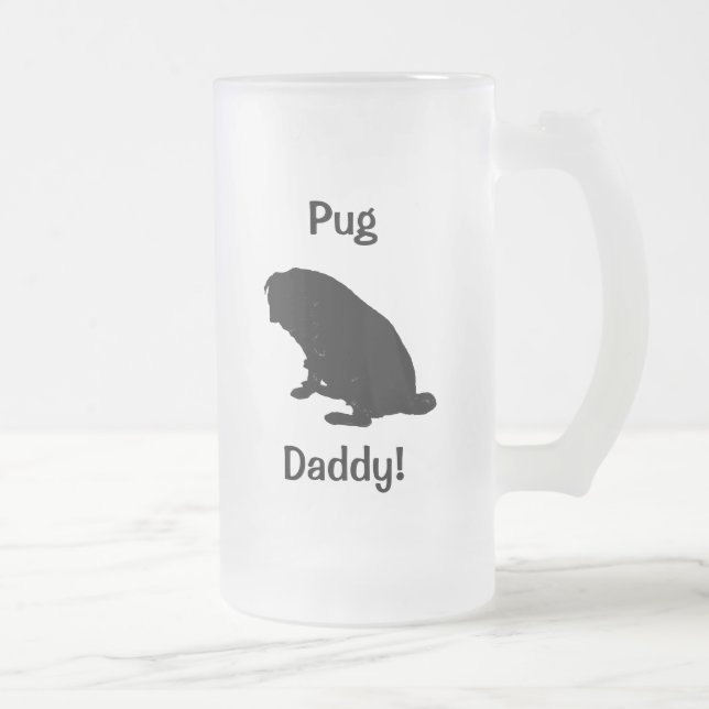 Pug Daddy Frosted Mug (Right)
