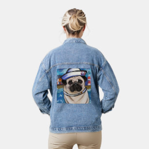 Pug Denim Jacket