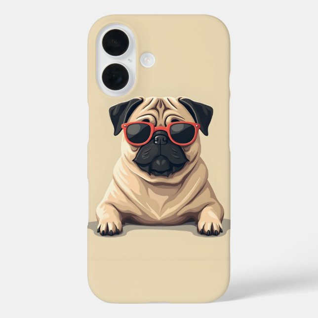 Pug design Case-Mate iPhone case (Back)