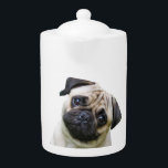 "Pug" design teapots<br><div class="desc">This fun, quirky and unique design looks great on all the products in the range. All products in the range are fully customizable so you can create the perfect personalized gift for birthdays, anniversaries, graduations, retirement parties, wedding parties, holidays and any other milestone celebration you can think of. Alternatively, if...</div>