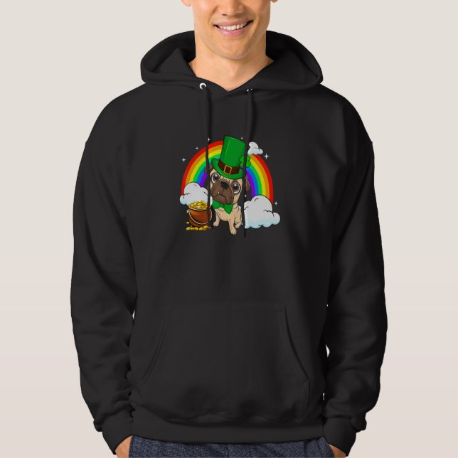 Pug Dog 1 Hoodie (Front)
