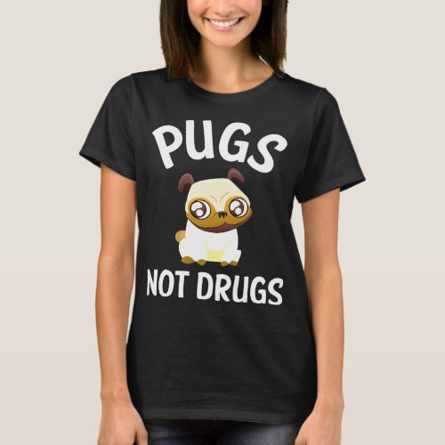 Pug Dog 3Cute Anime Design T_Shirt