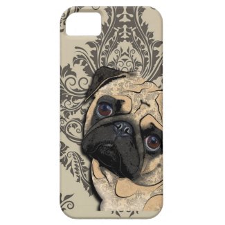Pug Dog Abstract Pet Pattern Print iPhone 5 Cases
