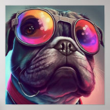 Pug Dog Art