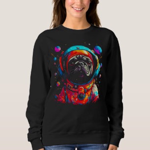 Pug Dog Astronaut Sweatshirt