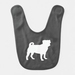 Pug Dog Baby Shower Theme Puppy Gender Neutral Bib