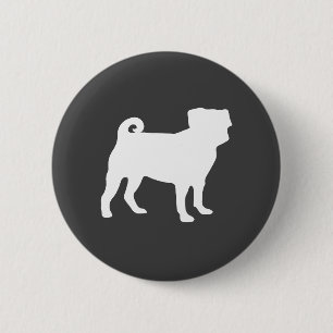 Pug Dog Baby Shower Theme Puppy Gender Neutral Button