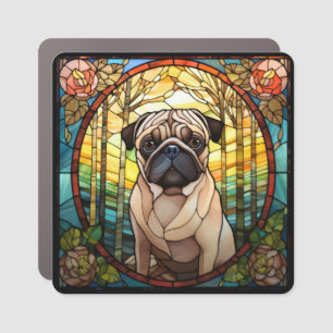 Pug Dog Car Magnet