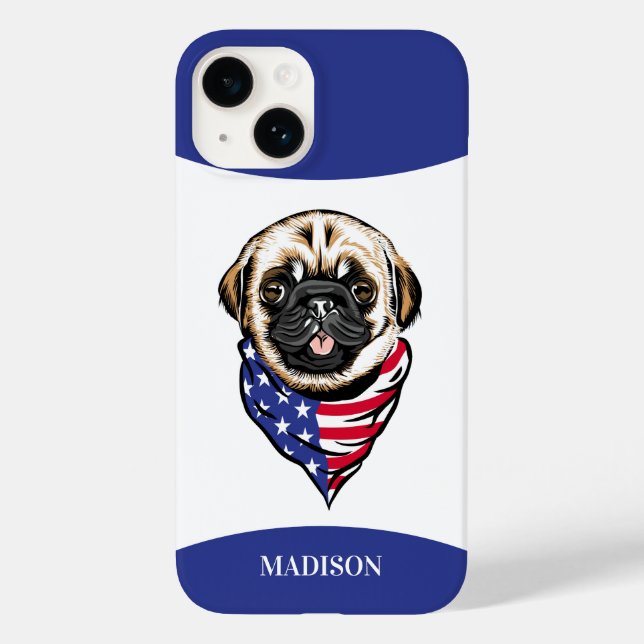 Pug Dog  Case-Mate iPhone Case (Back)