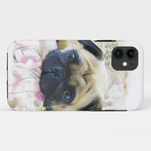 Pug dog Case-Mate iPhone case | Zazzle