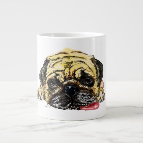 Pug Dog Coffee Mug Funny