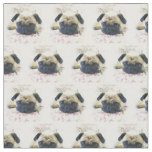 Pug Dog Custom Fabric