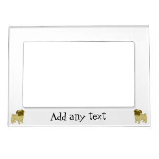 Pug Dog Design Magnetic Frame