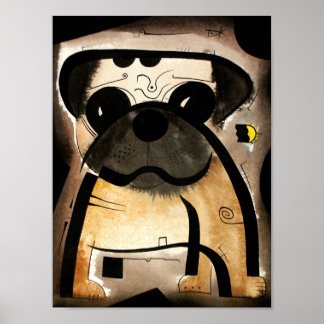Pug Dog  dk_2005aug8n Poster